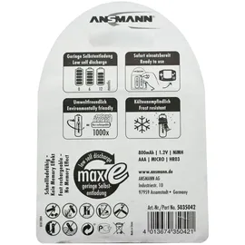 Ansmann NiMH Mignon AA Typ 2500 4 St.