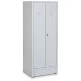 CEHA Putzmittelschrank HPZ-1, Zylinderschloss, HxBxT 1.800 x 600 x 500 mm, lichtgrau