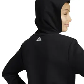 Adidas Essentials HOODIE Kinder - schwarz/weiß/rot - 164