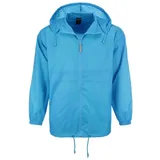 FRIESEN Friesennerz Regenjacke Unisex Windbreaker "Moin von 8ern!" - Windjacke Fahrradjacke blau L