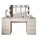 lookway Schminktisch AURORA DOUBLE KASCHMIR mit Schubladen