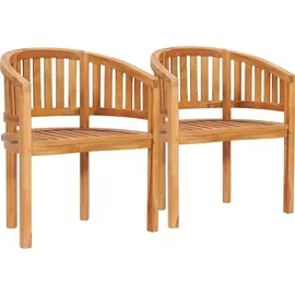 vidaXL Garten-Lounge-Set 4-tlg. braun