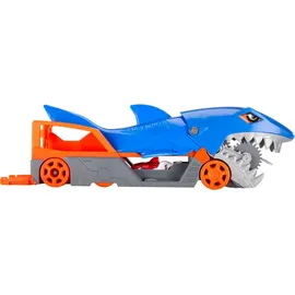 Hot Wheels Hungriger Hai-Transporter für bis zu 5 Spielzeugautos