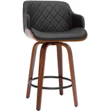 miliboo Design-Barhocker PANACH 65 cm Schwarz