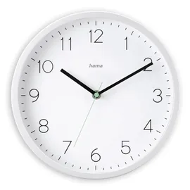 Hama Menorca, analog, Ø 25 cm, Weiß