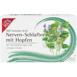 H&s Nerven- Und Schlaftee Mit Hopfen Filterbeutel