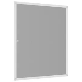 vidaXL Insektenschutz für Fenster 130 x 150 cm Weiß