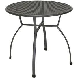 Greemotion Toulouse Gartentisch Ø 80 x 74 cm Eisengrau