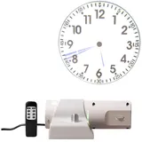 ExoticaBlend Projektionsuhr für Schlafzimmer, Projektion an Deckenwand, Projektoruhr mit Fernbedienung, Uhr für Schlafzimmer, Wohnzimmer,White