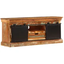 vidaXL TV-Schrank 110x30x45 cm Braun Massivholz
