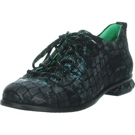 SIMEN Schnürschuhe Damen, schwarz, 39 EU