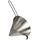 Lacor 60318P Spitzsieb mit Rundstiel 18