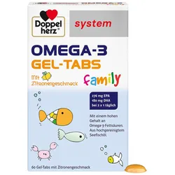 Doppelherz system Omega-3 family Kautablettem