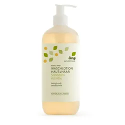 lenz - Baby Waschlotion Haut & Haar Sanddorn Kamille 500 ml