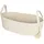 HMF Aufbewahrungskorb Badezimmer Korb für Toilettenpapier aus Baumwolle 38,5 x 15,5 x 14 cm Creme