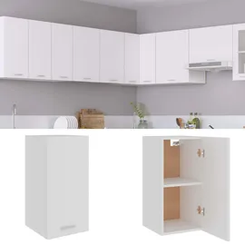 vidaXL Hängeschrank Holz 29,5x31x60 cm Weiß