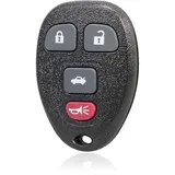 MACHSWON 4 Tasten Keyless Entry Remote Car Key Fob for Chevy Malibu HHR for Pontiac G5 G6 Grand Prix Solstice for Saturn Aura Sky for Buick LaCrosse KOBGT04A