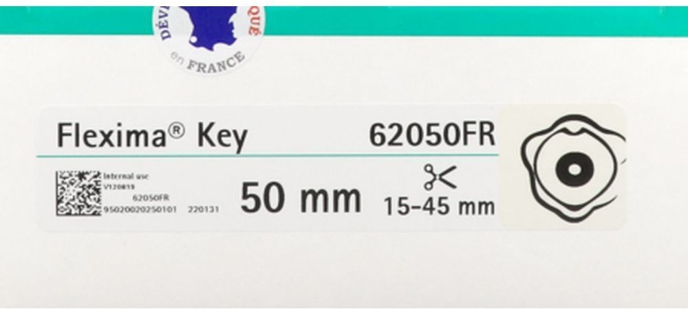 FLEXIMA KEY SUPPORT - Support porte-poche. diamètre 50 mm (ref. 62050FR) - bt 10