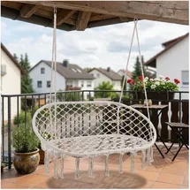 casa.pro Hängesessel Kailua Cremeweiß
