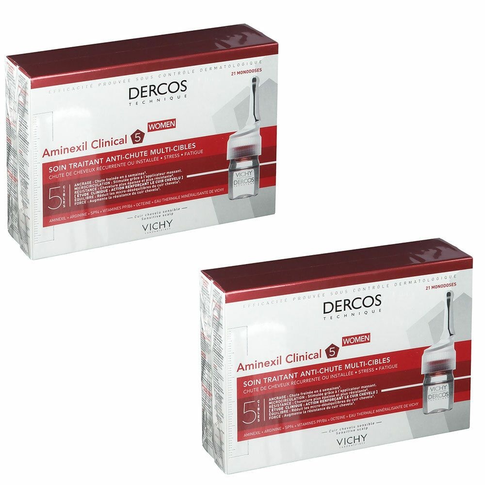 Vichy Dercos Aminexil Clinical 5 Frauen