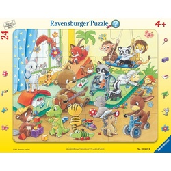 Ravensburger Puzzle 24 Teile Ravensburger Kinder Rahmen Puzzle Im Tierkindergarten 05662, 24 Puzzleteile