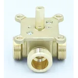 eta heiztechnik 3-Wege-Mischer AG 1 Zoll Messing-Gehäuse
