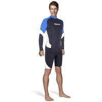 Mares Trilastic L-Sleeve Rashguard Shirt, Blue, XS