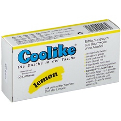 Coolike® Feucht Tücher lemon Baumwolle