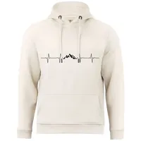 Cotton Prime® Kapuzensweatshirt Pulsschlag Berge
