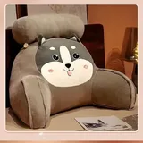 Bettruhe Lesekissen – Kawaii weiches Lendenkissen mit waschbarem Bezug, Bettruhekissen mit Armen zum Sitzen im Bett, Couch, Entspannen, Fernsehen, Spielen, Autos, Bodenkissen (M,#1)
