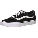 Suede/Canvas W black/white 37