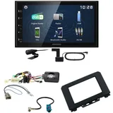 Kenwood DMX129DAB DAB+ Bluetooth USB Einbauset für Suzuki Jimny GJ ab 2018