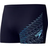 Speedo Medley Logo Aquashort - Badehose Herren chlorbeständig blau