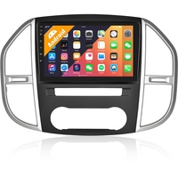 CAMECHO Android 12 Autoradio mit Navi für Mercedes Benz Vito 3 W447 (2014-2020),Doppel Din Autoradio mit 10,1 Zoll Bildschirm Bluetooth RDS/FM MirrorLink und USB+Rückfahrkamera