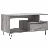 furnicato Couchtisch Eleganter Grau Sonoma 90 x 49 x 45 cm