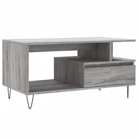 furnicato Couchtisch Eleganter Grau Sonoma 90 x 49 x 45 cm