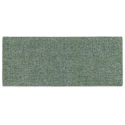 Normann Copenhagen - Flick Teppich 80x200 Off-White/Dunkelheit Green - 200 cm - 80 cm