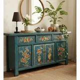 opium outlet Sideboard 170 x 85 x 45 cm Blau