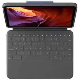 Logitech Rugged Folio Tastatur für iPad 10,2" Grau