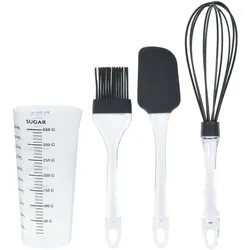 WellHome - Anthrazitfarbenes Silikon-Backformen-Set - Hitzebeständig bis 425°C