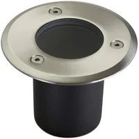 SOTech Bodeneinbaustrahler Edelstahl Ø 100 mm ohne Leuchtmittel grau