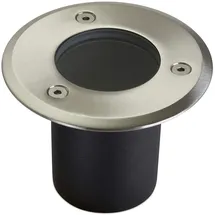 SOTech Bodeneinbaustrahler Edelstahl Ø 100 mm ohne Leuchtmittel grau