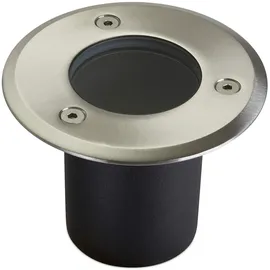 SOTech Bodeneinbaustrahler Edelstahl Ø 100 mm ohne Leuchtmittel grau