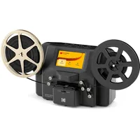 Kodak REELS & Super 8 Films Digitizer Converter mit 5-Zoll-Bildschirm, Scanner konvertiert Filme in Digitale MP4-Dateien auf SD-Karte, Schwarz