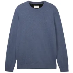 Tom Tailor Herren Rundhals Pullover BASIC CREWNECK Relaxed Fit Vintage Blau 18964 S