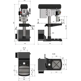 Optimum Tischbohrmaschine OPTIdrill DH 18V | 3020220