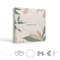 Heideman Schmuck-Adventskalender Summerbox Monaco silberfarben, Schmuckset mehrteilig Schmuck für Frauen - 5 Schmuckstücke silberfarben