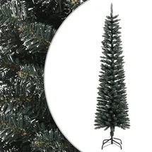 vidaXL Künstlicher Weihnachtsbaum Schlank Grün 210 cm