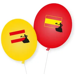 8 Spanien Luftballons Barcelona 28cm