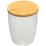 Five 5five - keramikglas bambusdeckel "seramik" 0,85l weiß